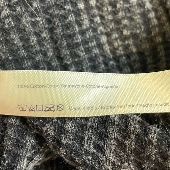 Free People One Mason Charcoal Grey Hoodie small - Picture 12 of 12